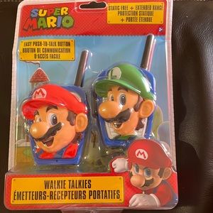 Super Mario Bros Walkie Talkies Kids Toys, Long Range